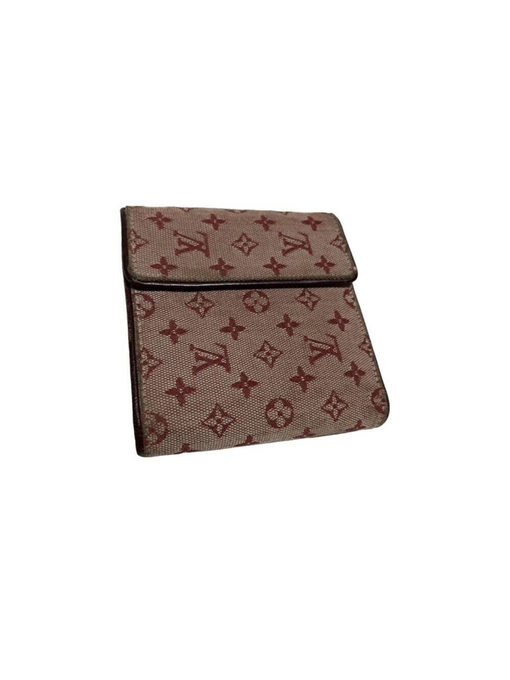 EUC Women's Louis Vuitton Pink Canvas Compact Bifold Wallet - Picture 2 of 13